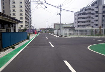 (市)蒲の町線外2線歩道整備工事2　仙台市若林区六丁の目元町、南町、西町地内